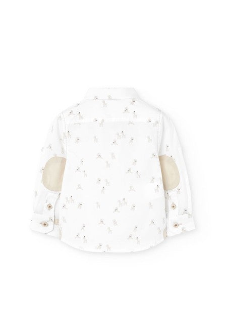 Camisa Boboli popelín estampada