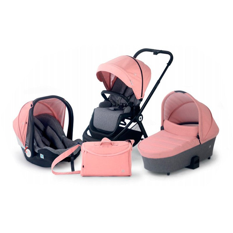 Cochecito Trio Asalvo GENIUS con bolso y plástico de lluvia