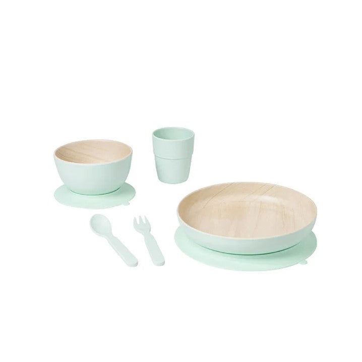 Vajilla Saro 5 piezas NORDIC melamina con ventosa