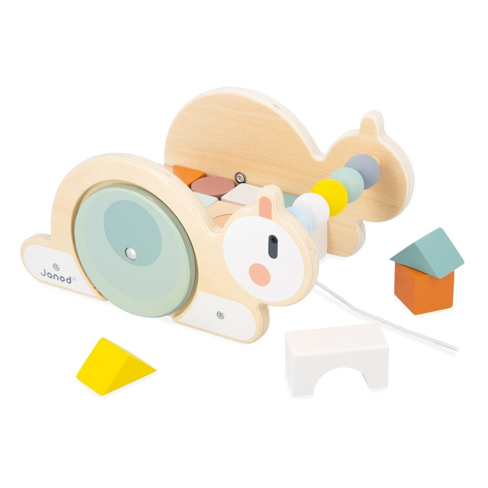 Carrito de Cubos Janod Caracol