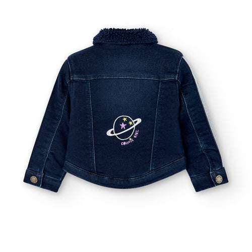Cazadora denim punto Boboli