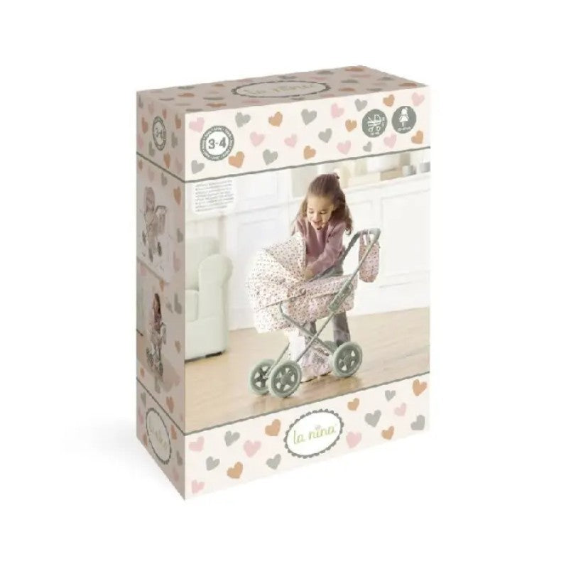 Cochecito de muñeca La Nina Amanda Personalizable