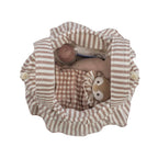 Bolso Bucket Walking Mum Praliné Rayas