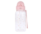 Botella Tutete Plástico Dots Pink Personalizable