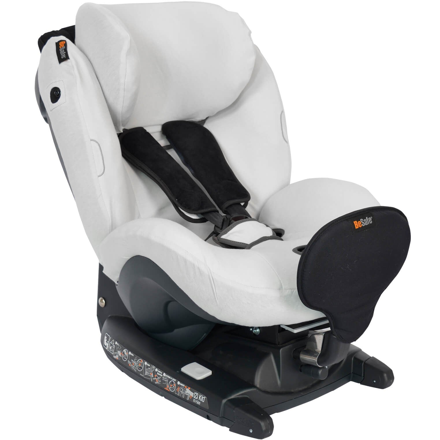 Funda protectora bambú Besafe Izi Kid / Izi Combi / Izi Comfort / Izi Plus gris glaciar
