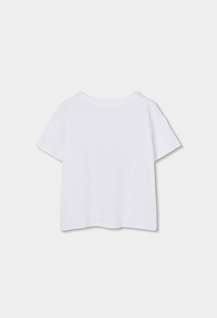 Camiseta Boboli punto con manga corta