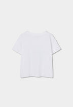 Camiseta Boboli punto con manga corta