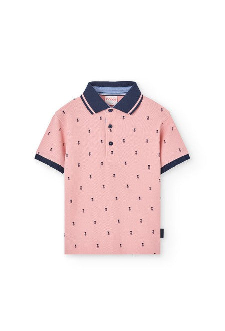 Polo piqué Boboli estampado