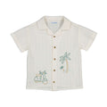 Camisa Mayoral manga corta bordados