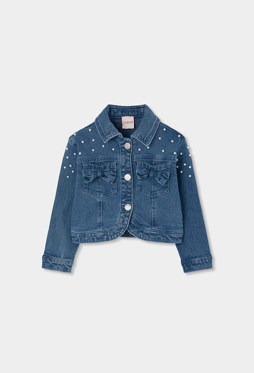 Cazadora Boboli denim elástica