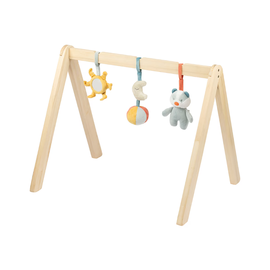 Arco de juegos de madera Nattou Felix & Leo
