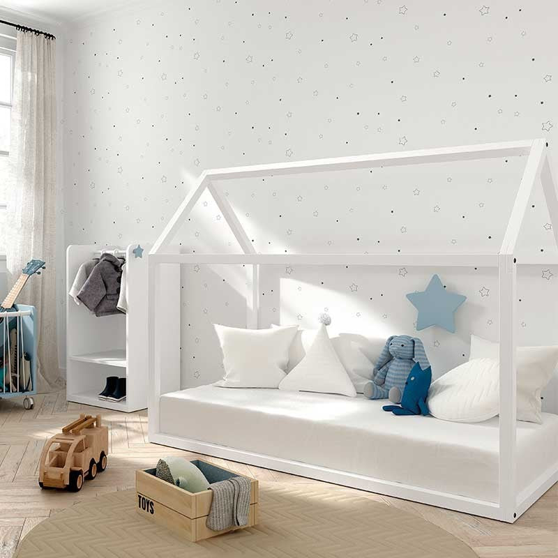 Cama Casita Ros ARCOIRIS