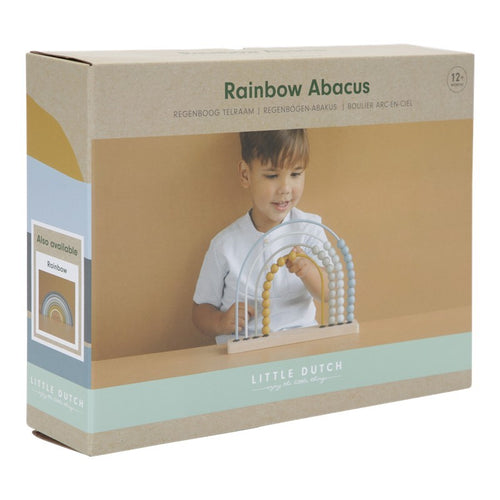 Ábaco arco iris Little Dutch Azul