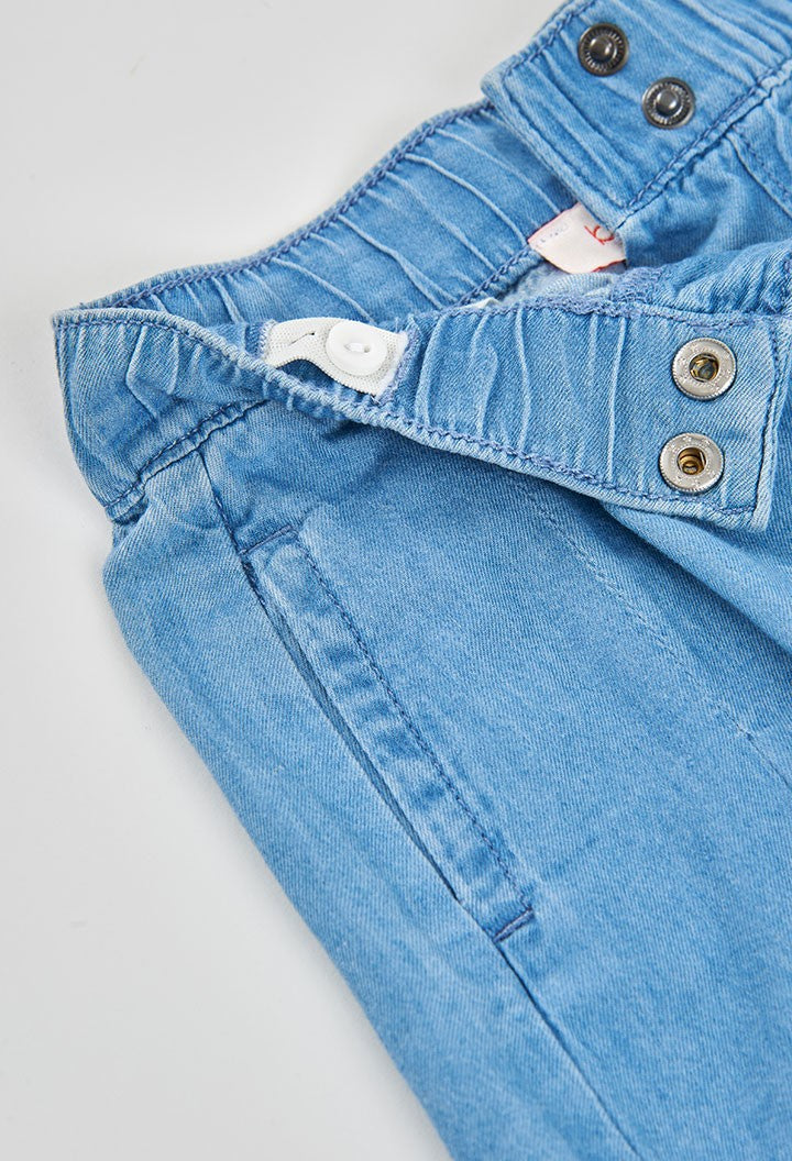 Falda-Short Boboli denim