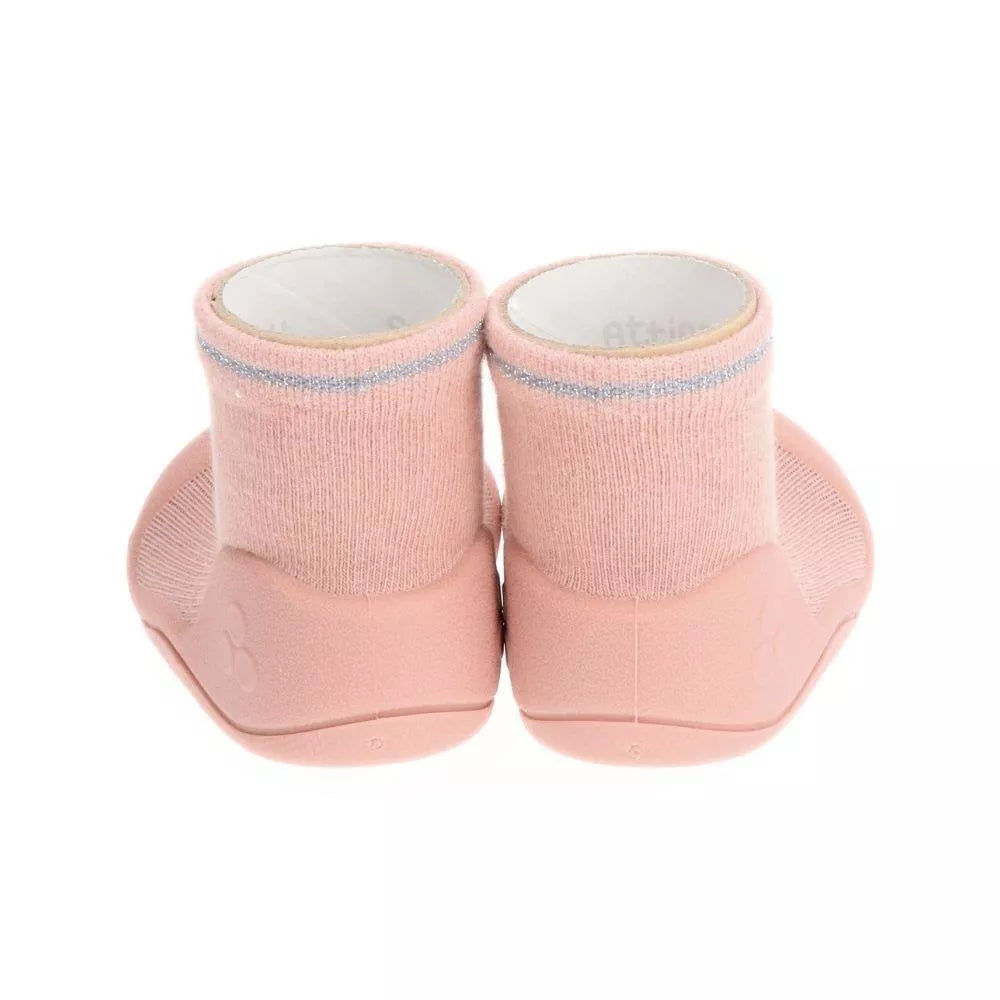 Zapato calcetín Attipas SHINY HEART PINK