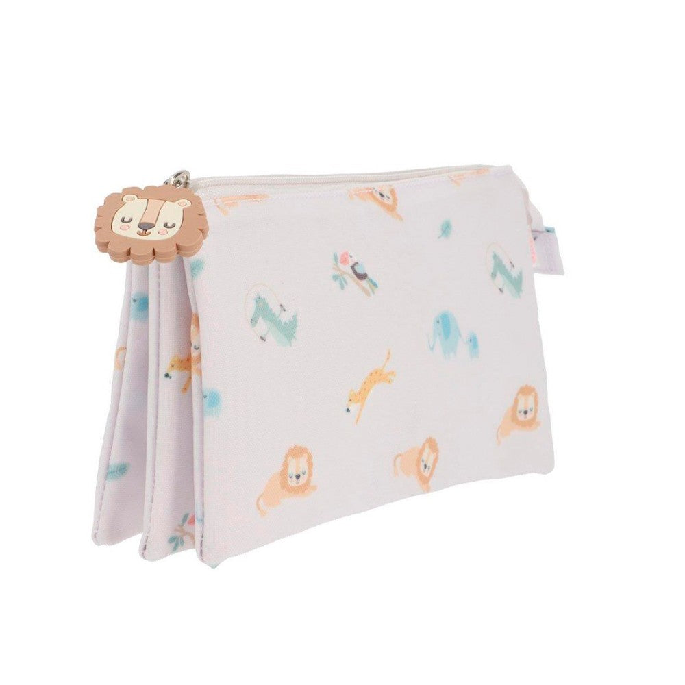 Estuche Con 3 Compartimentos Tutete Savannah Personalizable