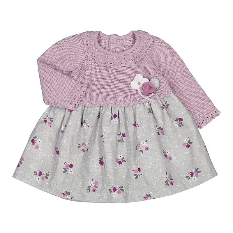 Vestido Mayoral combinado tricot