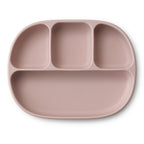 Plato compartimentado de silicona Interbaby con tapa y ventosa