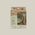 Cuenco Interbaby silicona con cuchara y ventosa