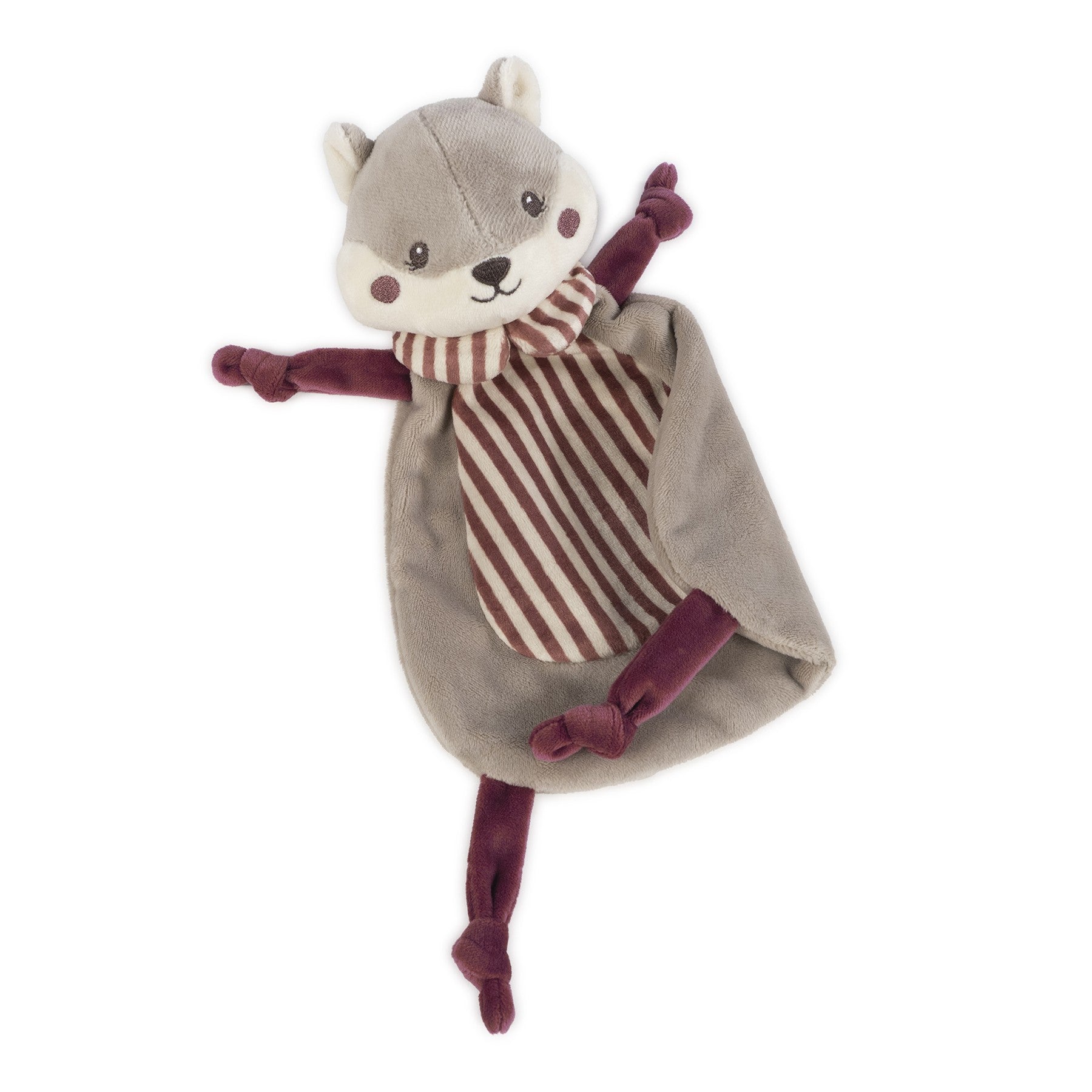 Doudou Ardilla Pasito a Pasito Cherry Rayas