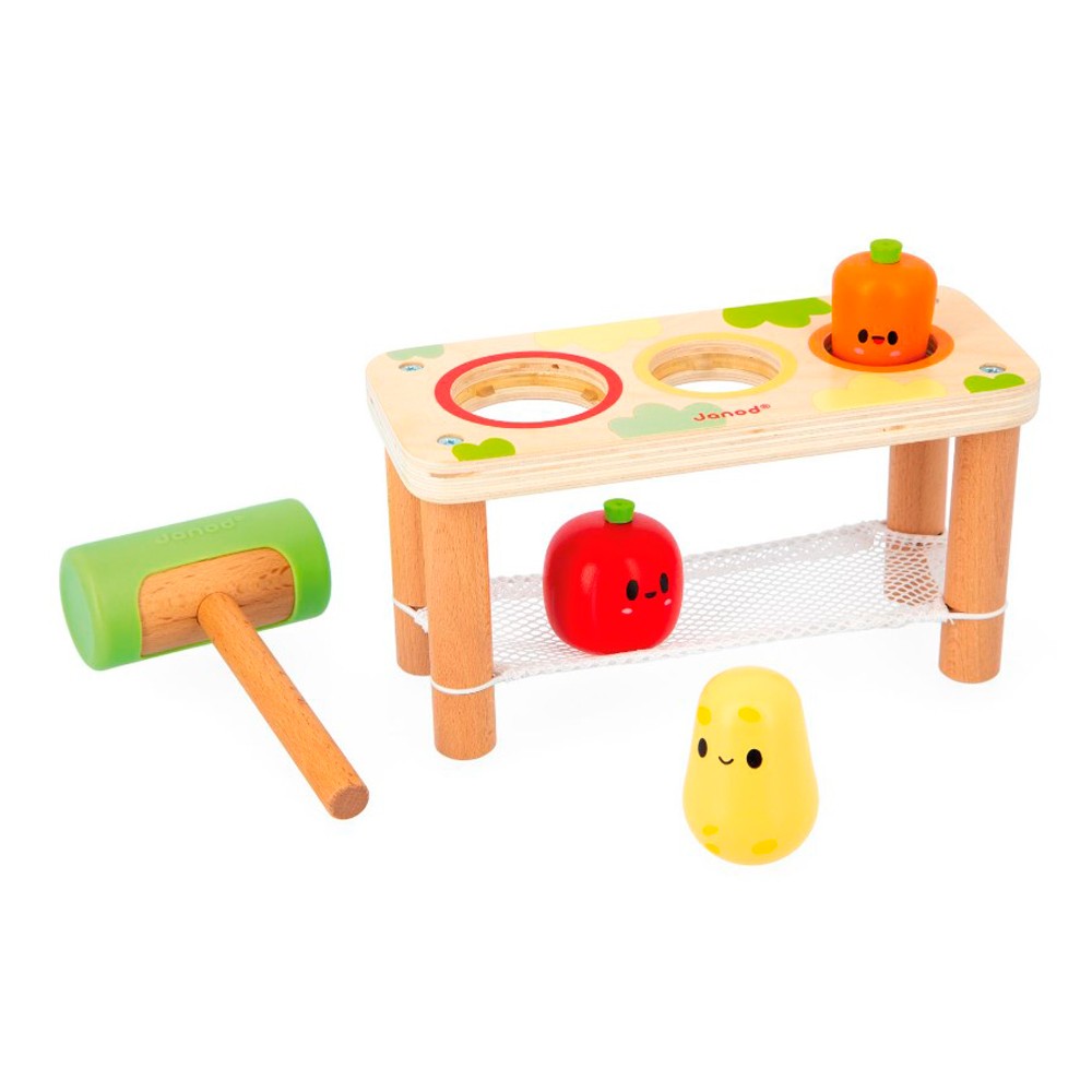 Juego Janod golpear verduras