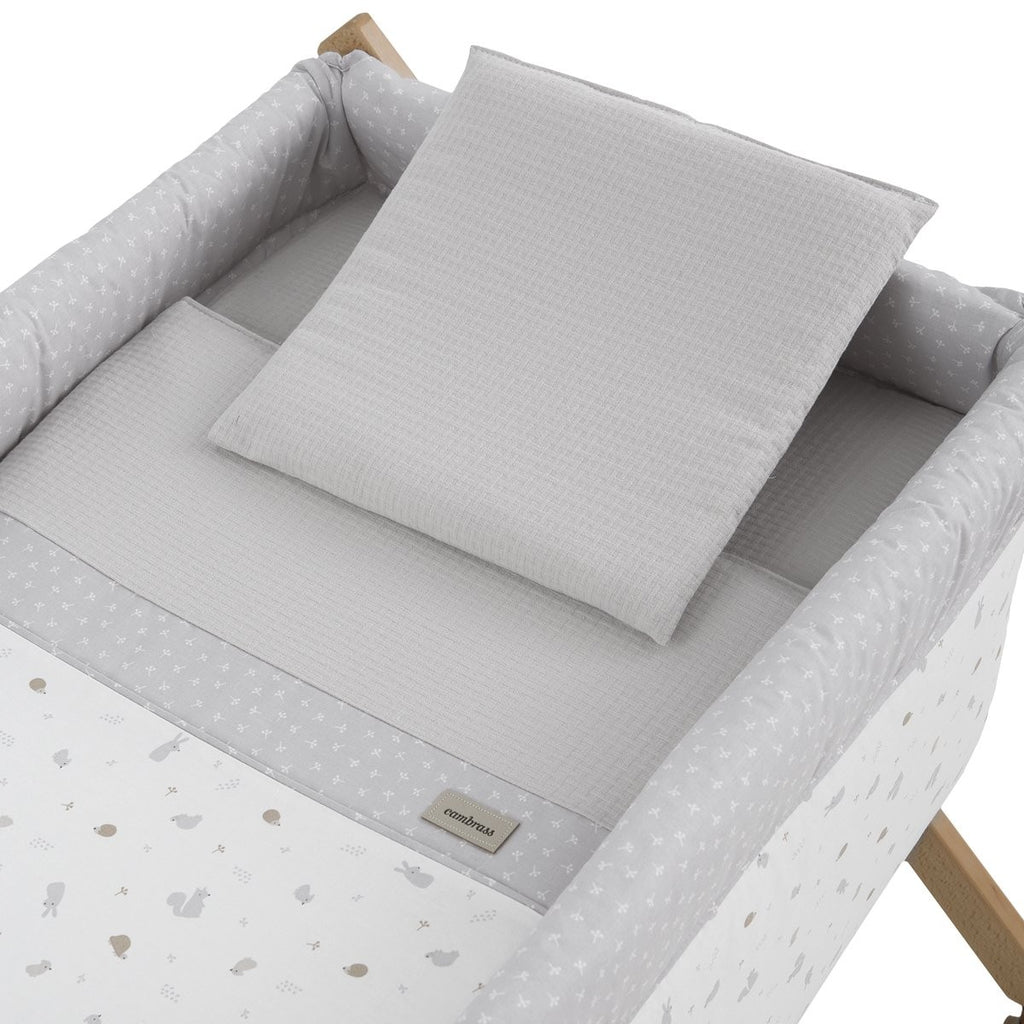 Minicuna tijera madera natural Cambrass Ardi
