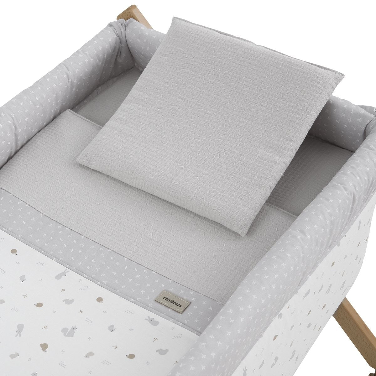 Minicuna tijera madera natural Cambrass Ardi