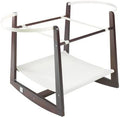 Soporte para cesta de Moisés mecedora (madera oscura) LOLLIPOP