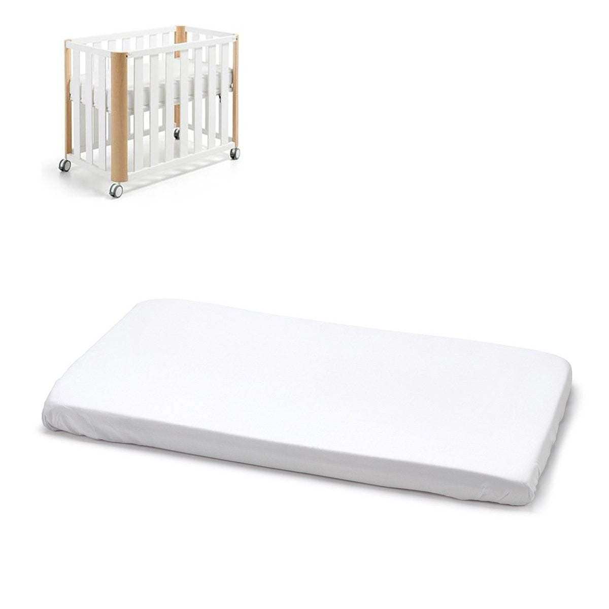 Sábana bajera ajustable Minicuna Cambrass Liso