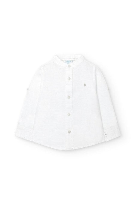 Camisa Boboli lino manga larga