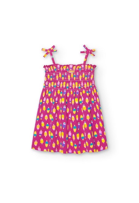 Vestido Boboli punto estampado