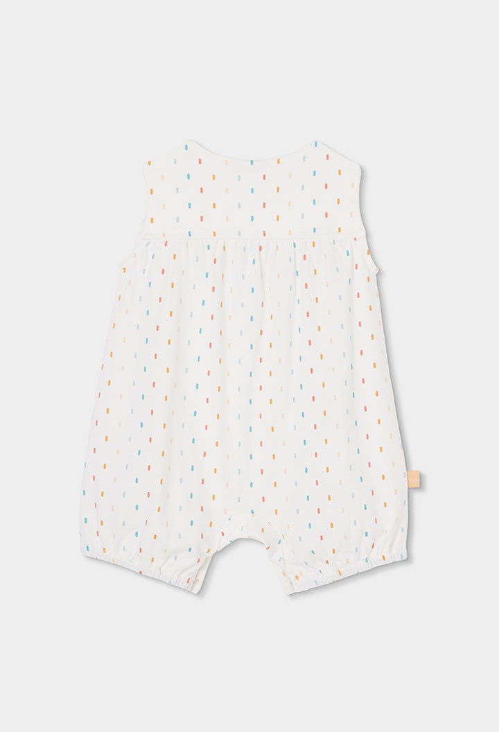 Pelele Boboli punto con estampado