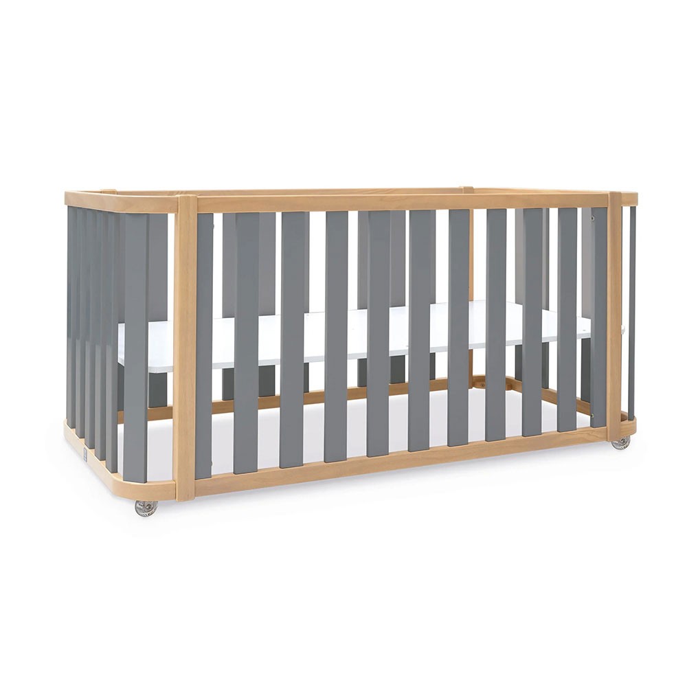 Minicuna cuna cama escritorio 4 en 1 Alondra Madera Crea Tre Nomad