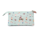 Estuche 3 compartimentos Tutete The Three Little Pigs Personalizable