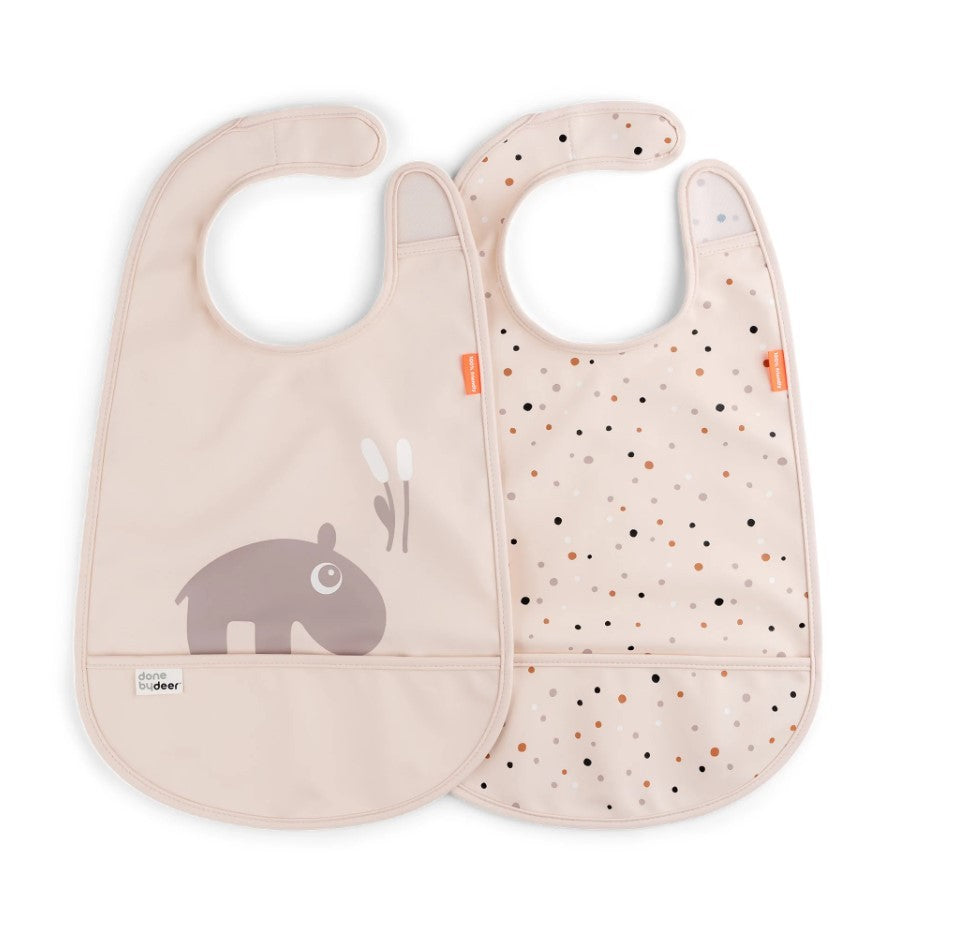 Babero con velcro Done By Deer Friends