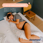 Cojín de embarazo y lactancia Babymoov DOOMOO BUDDY con microesferas