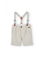 Bermudas Boboli lino con tirantes