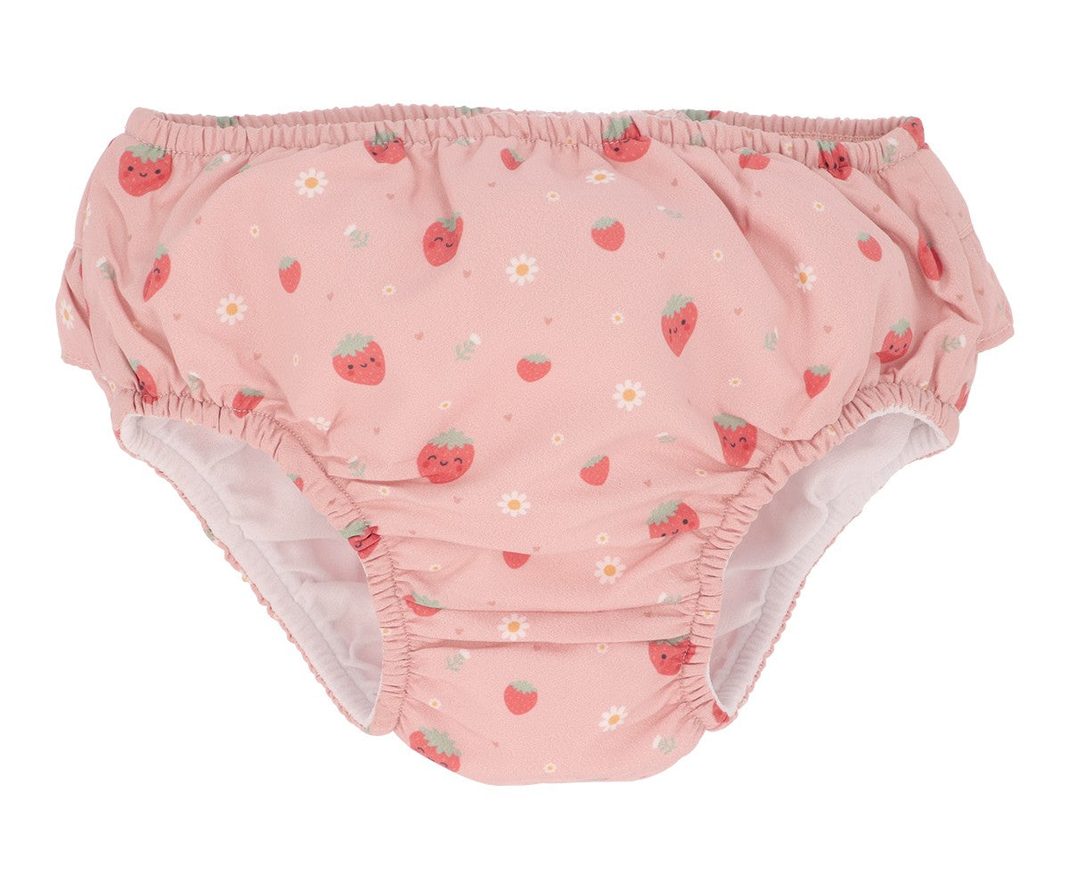 Bañador Pañal Monnëka Volantes Strawberries