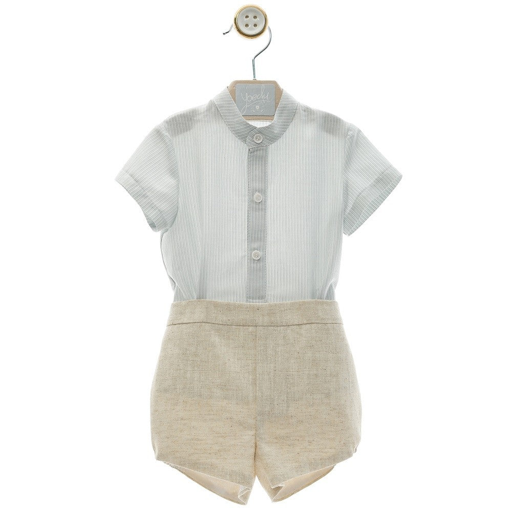 Conjunto Bebé Yoedu Dulcinea con tirantes