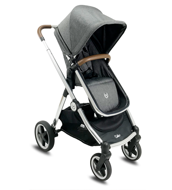 Cochecito duo Arrue OBE con plastico de lluvia