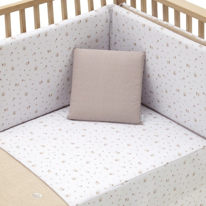 Colcha y Protector Cuna Cambrass Greeny 60x120cm