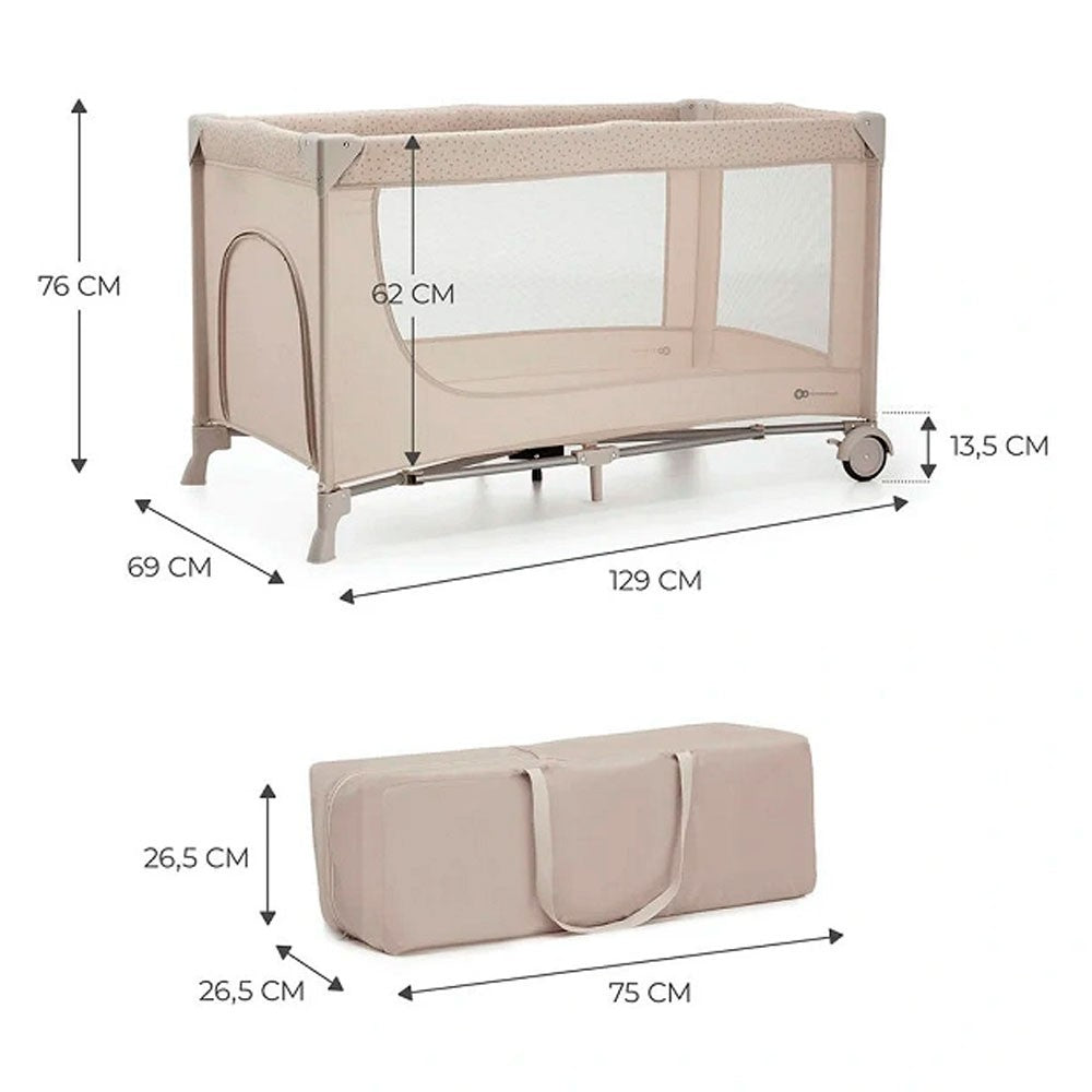 Cuna de viaje Kinderkraft JOY 2 con accesorios