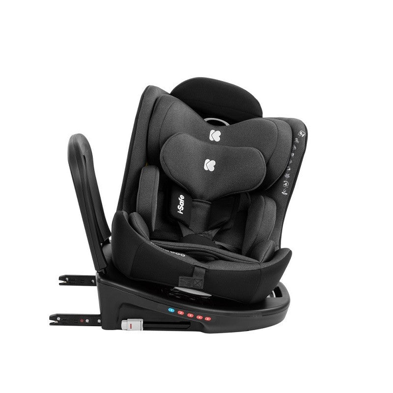 Silla Auto KikkaBoo I SAFE I-Size 360º 40-150 cm (R129)