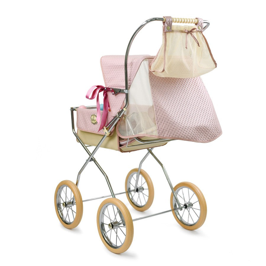Silla muñecas Bebelux Vintage Reborn Rosa Empolvado PERSONALIZABLE