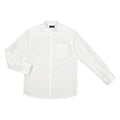 Camisa lisa Mayoral manga larga cuello mao