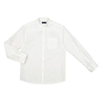 Camisa lisa Mayoral manga larga cuello mao