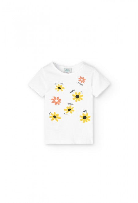Camiseta Boboli punto flores
