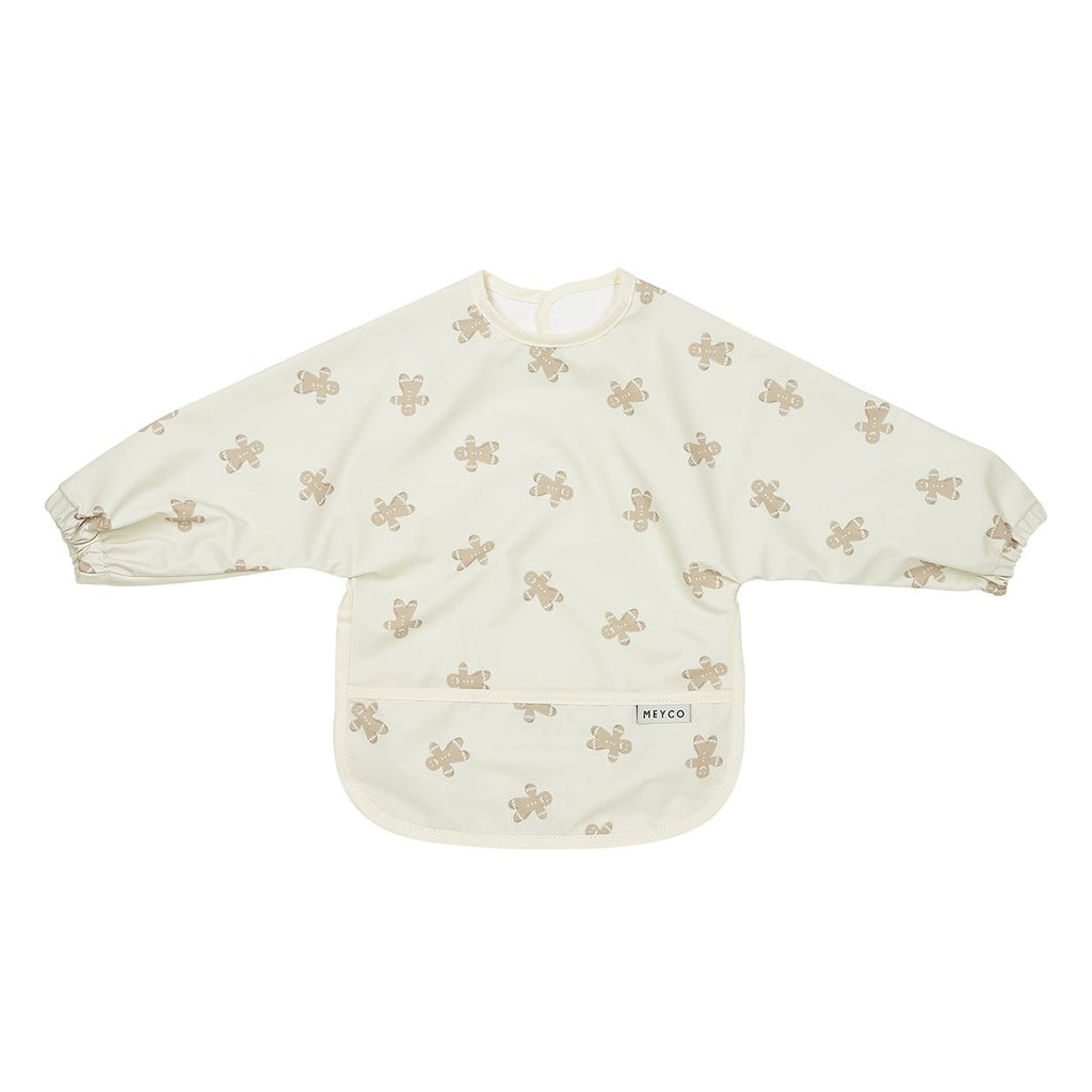 Babero con mangas Meyco Gingerbread Soft Sand