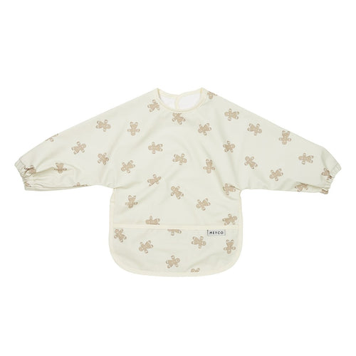 Babero con mangas Meyco Gingerbread Soft Sand