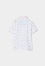 Polo Boboli piqué estampado